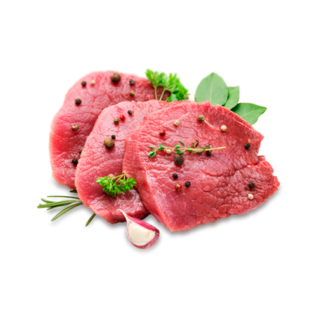 Raw Beef Steak With Spices